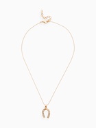 Кулон на цепочке «Подкова», белый в золоте, 45 см - Фото 2