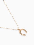 Кулон на цепочке «Подкова», белый в золоте, 45 см - Фото 3