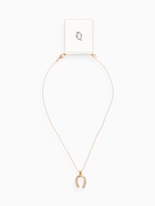 Кулон на цепочке «Подкова», белый в золоте, 45 см - Фото 7