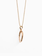 Кулон на цепочке «Подкова», белый в золоте, 45 см 1507340