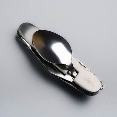 Набор туриста 4 в 1: нож, вилка, ложка, открывалка микс