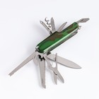 Нож швейцарский Камуфляж зеленый 12в1 - фото 320341569