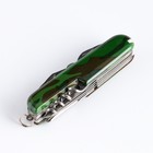 Нож швейцарский Камуфляж зеленый 12в1 - Фото 2