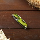 Нож швейцарский Камуфляж зеленый 12в1 - Фото 4