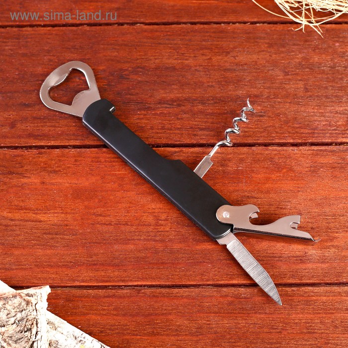 Набор туриста "Егерь" 4в1: нож, штопор, две открывалки - Фото 1