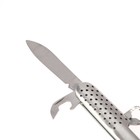 Нож швейцарский "Мастер К" 6в1, серебристый - Фото 5