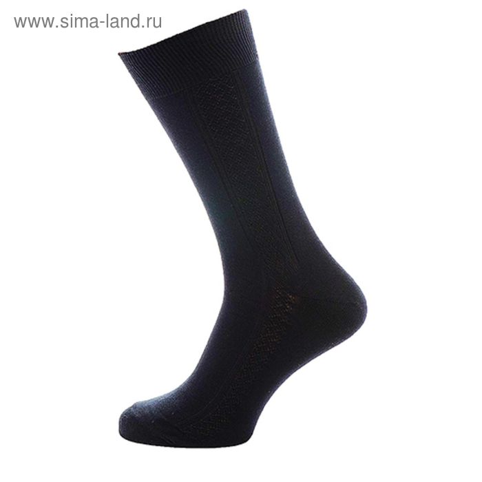 Носки мужские, цвет чёрный, размер 25 C119 - Фото 1