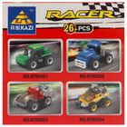 Конструктор гоночная машина KAZI Гонка, 26 деталей, 5+ - Фото 2