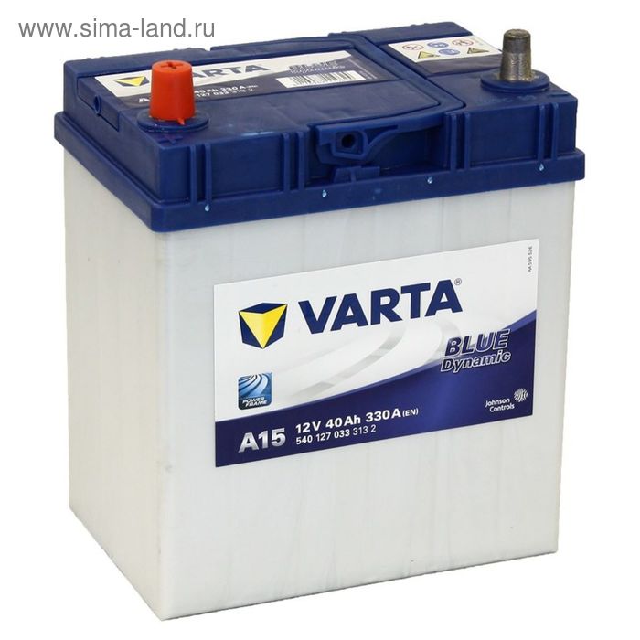 Аккумуляторная батарея Varta 40 Ач т/кл Blue Dynamic 540 127 033 - Фото 1
