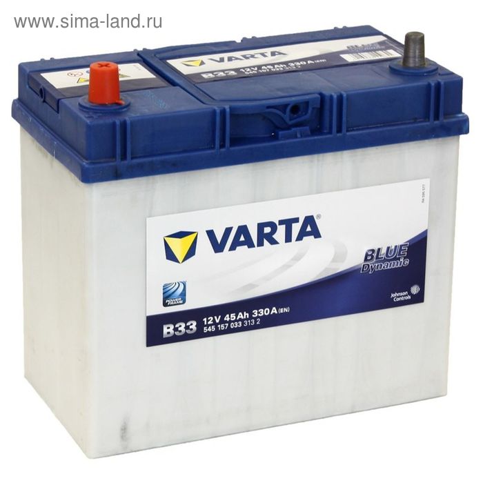 Аккумуляторная батарея Varta 45 Ач т/кл Blue Dynamic 545 157 033 - Фото 1