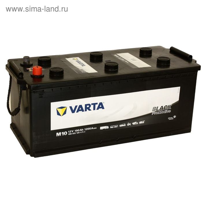 Аккумуляторная батарея Varta 190 Ач PRO-motive Black 690 033 120 - Фото 1