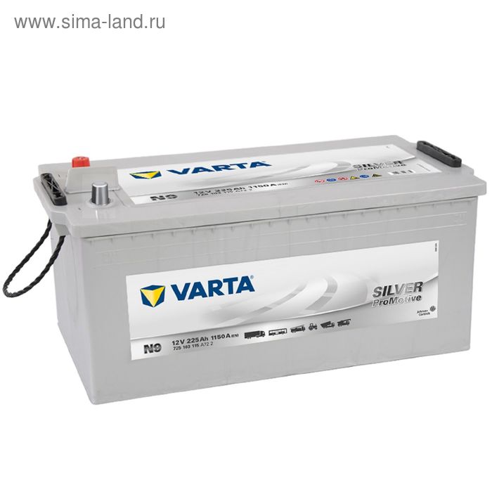 Аккумуляторная батарея Varta 225 Ач, обратная полярность PRO-motive Silver 725 103 115 - Фото 1