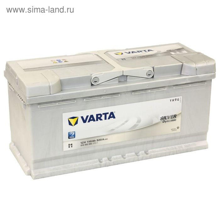 Автомобильный аккумулятор Varta 110 Ач, обратная полярность Silver Dynamic 610 402 092 - Фото 1