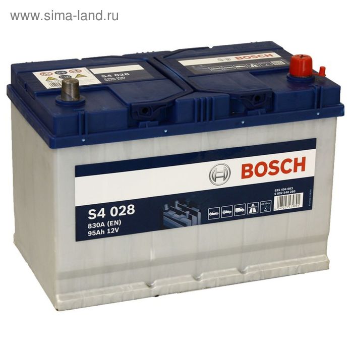 Аккумуляторная батарея Bosch 95 Ач, обратная полярность S4 595 404 083 - Фото 1