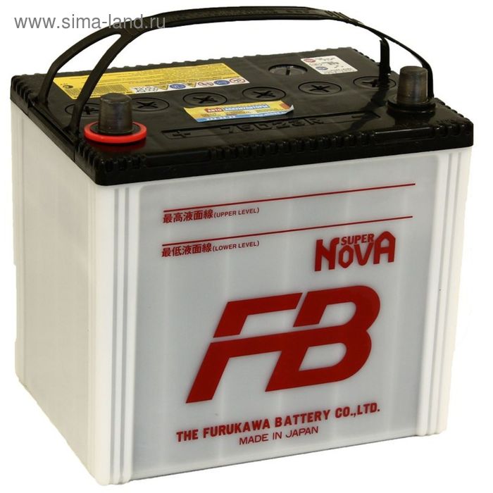 Автомобильный аккумулятор FB SUPER NOVA 65 Ач 75D23R - Фото 1