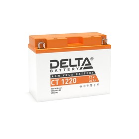 Аккумуляторная батарея Delta СТ1220(Y50-N18L-A3,YTX24HL-BS,YTX24HL)12V, 20 Ач обратная(- +)