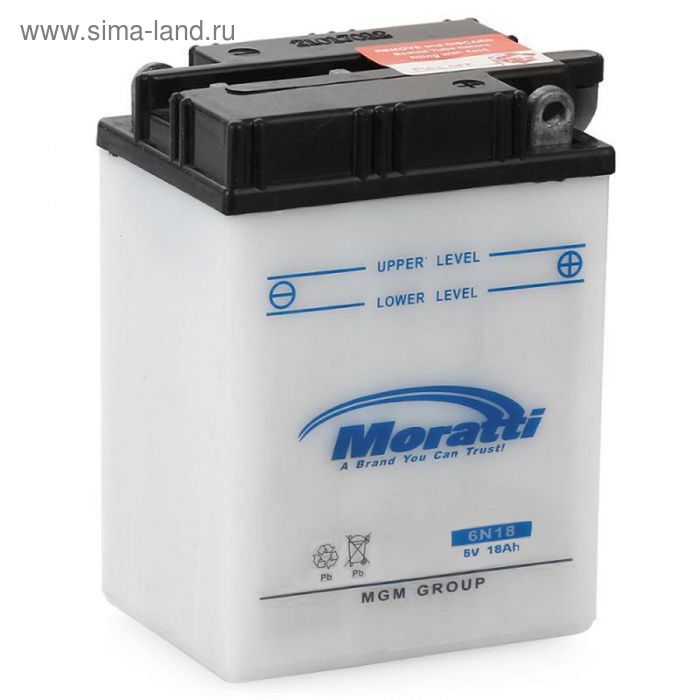 Аккумуляторная батарея Moratti 18 Ач 6N18 - Фото 1