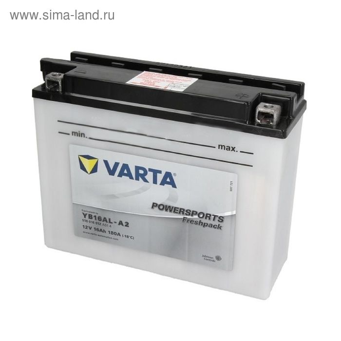 Аккумуляторная батарея Varta 16 Ач Moto 516 016 012 (YB16AL-A2) - Фото 1