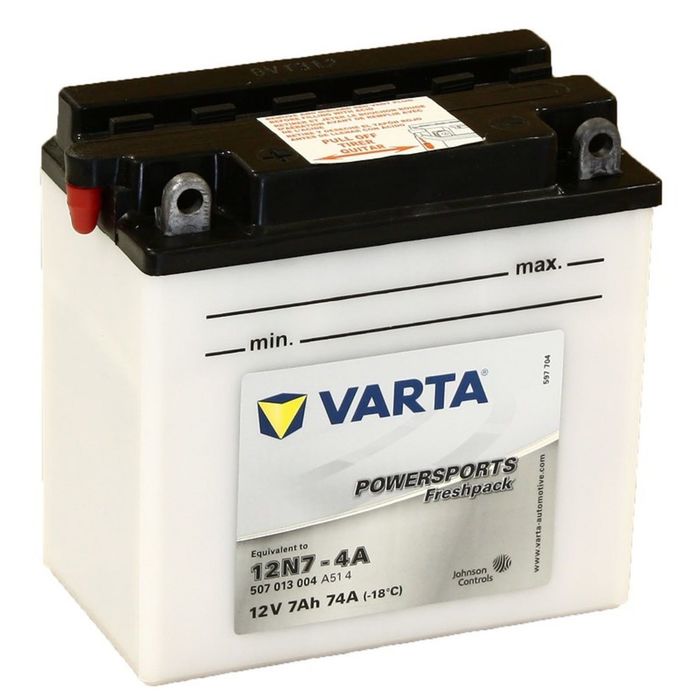 Аккумуляторная батарея Varta 7 Ач Moto 507 013 004 (12N7-4A)