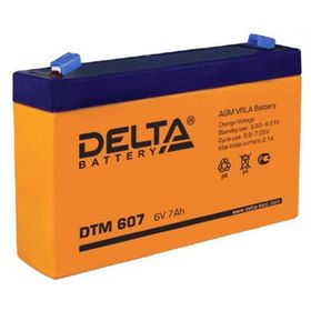 Аккумуляторная батарея Delta 7 Ач 6 Вольт DTM 607