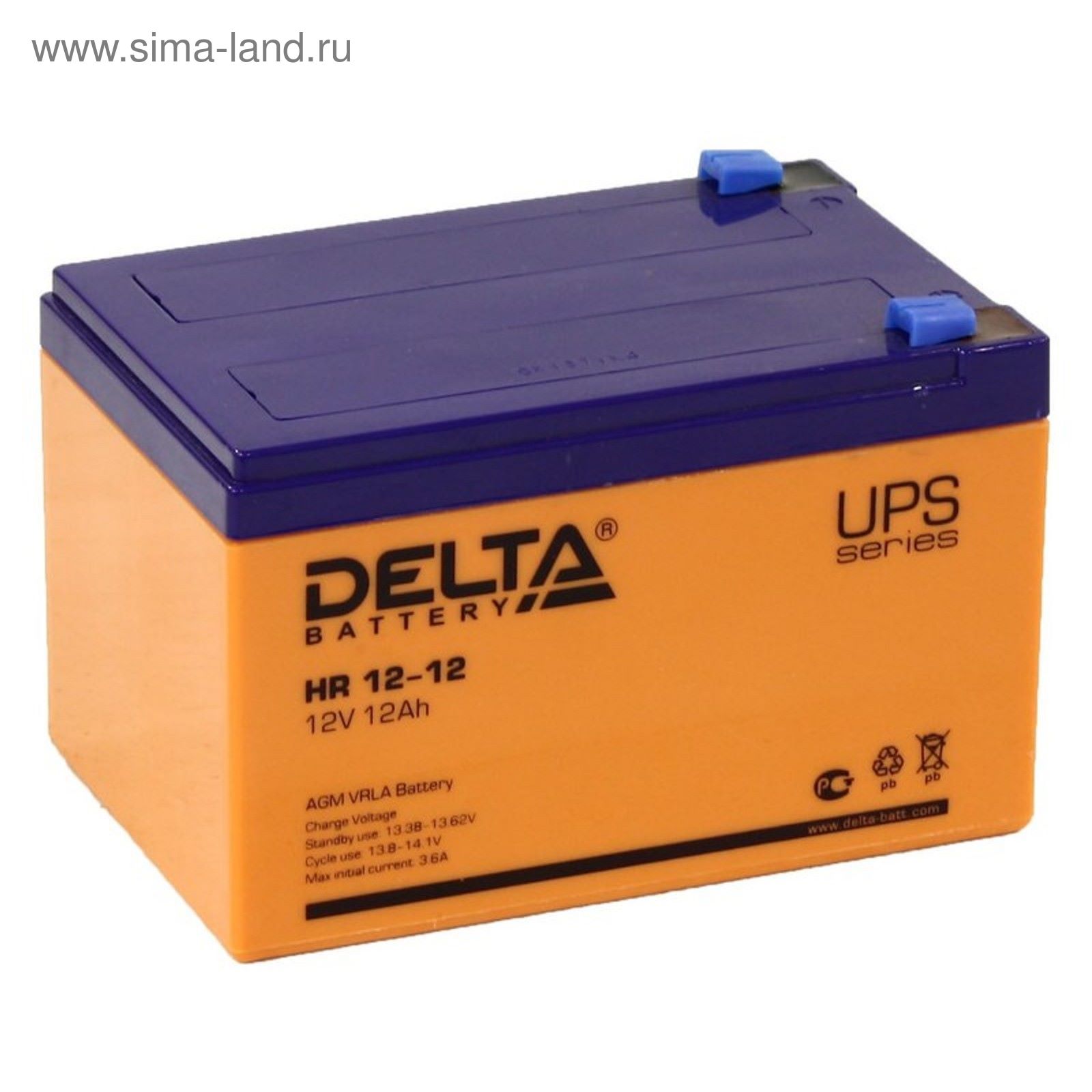 Купить Аккумулятор Delta 12 12