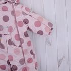 Комбинезон для девочки (капюшон с опушкой), рост 86 см, цвет розовый - Фото 6