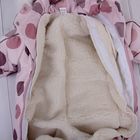 Комбинезон-трансформер для девочки (капюшон с опушкой), рост 74 см, цвет розовый - Фото 5