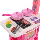 Игровой модуль "Кухня шеф-повара" розовая, 7 предметов, световые и звуковые эффекты, высота 51 см, БОНУС - кулинарная книга - Фото 3