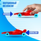 Грузовик - автовоз инерционный «Спецтехника», с 6 машинками, цвета МИКС - Фото 3