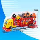 Грузовик - автовоз инерционный «Спецтехника», с 6 машинками, цвета МИКС - Фото 10