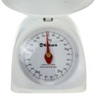 Весы кухонные Sakura SA-6001W, механические, до 5 кг, белые - Фото 2
