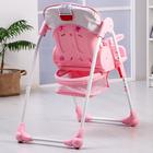 Стульчик для кормления BH-435, цвет розовый - Фото 6