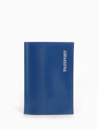 Обложка для паспорта, синяя