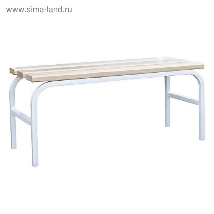 Скамья садовая без спинки, 60 × 35 × 45 см, одноместная