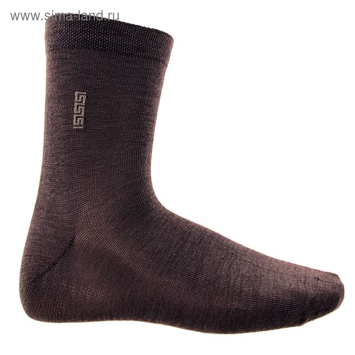 Носки мужские арт.М20, размер 27-29 (размер обуви 40-45), цвет коричневый - Фото 1
