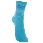 Носки женские, размер 23-25 (размер обуви 35-40), цвет голубой (арт. Ж34) - Фото 1