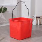 Тележка уборочная одноведерная, с отжимом, 23 л, хромированная рама - Фото 6