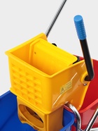 Тележка для уборки с отжимом и ведром, двухведерная, 46 л, на колёсах - Фото 2