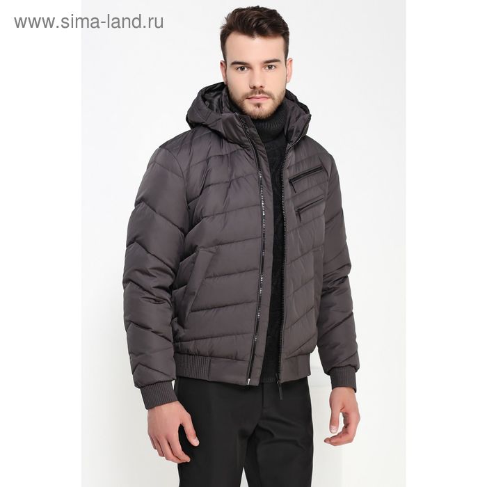 Куртка мужская, цвет тёмно-коричневый, размер L A16-21006 620 - Фото 1