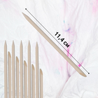 Апельсиновые палочки для маникюра, 11.4 см, 10 шт. - Фото 2