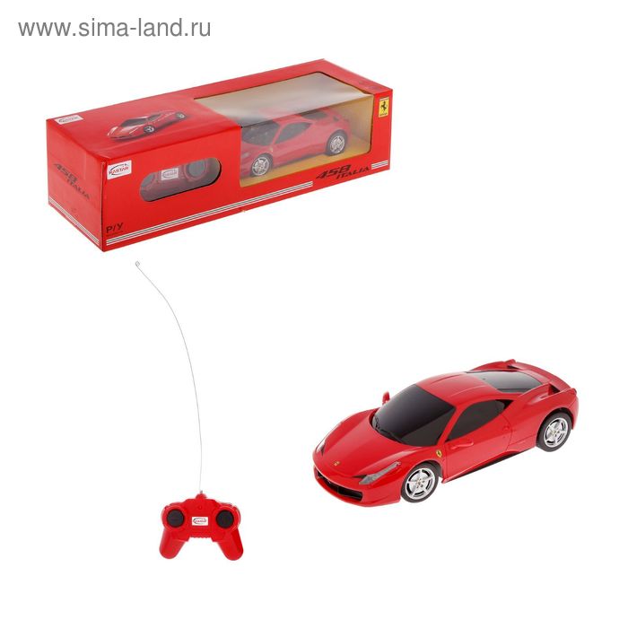 Машина на радиоуправлении "Ferrari 458 Italia" 1:24 МИКС - Фото 1