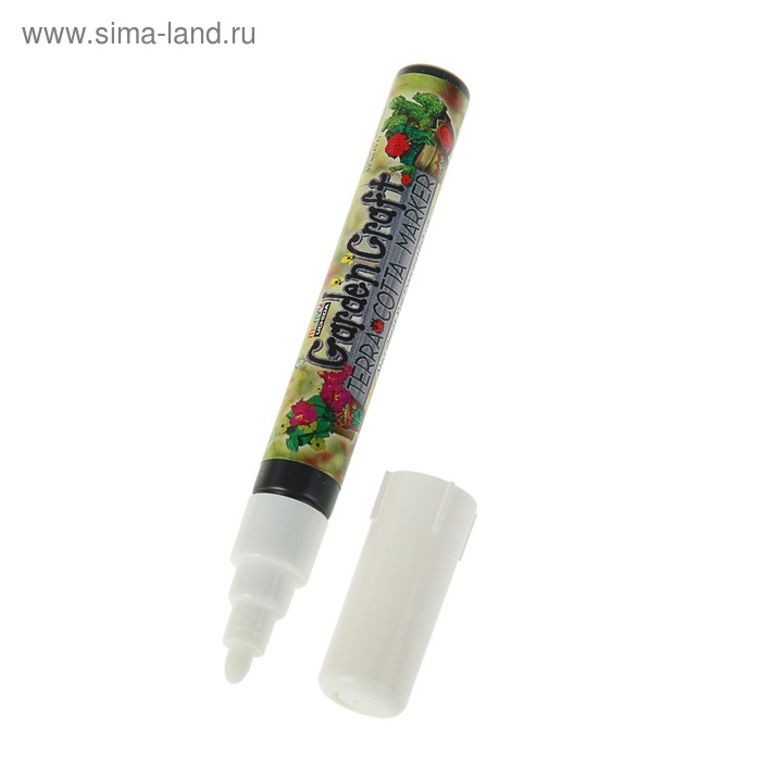 Маркер перманентный для декора дерева и пористых поверхностей Marvy 310 6.0 белый - Фото 1