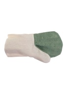 Рукавицы, двунитка 200 г, миткаль, наладонник брезент 420 г, белые, Greengo - Фото 3