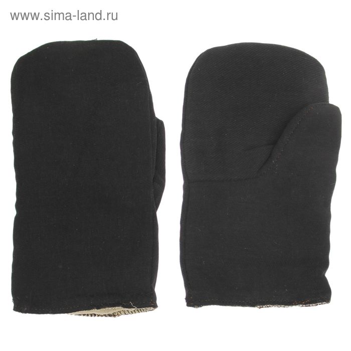 Рукавицы утеплённые, диагональ, утеплитель ватин - Фото 1