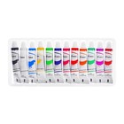 Краски акварельные, 12 цветов, в пластиковой тубе, 9 мл, в картонной коробке - Фото 5