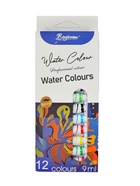 Краски акварельные, 12 цветов, в пластиковой тубе, 9 мл, в картонной коробке - Фото 8