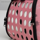 Складная сумка-переноска с отдельным входом, материал EVA, 43.5×28×33 см, розовая - Фото 14