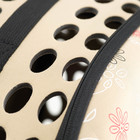 Складная сумка-переноска с отдельным входом, материал EVA, 43,5 х 28 х 33 см, бежевая - Фото 7