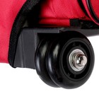 Сумка-рюкзак на колесах  для животных с выдвижной ручкой, 38 х 29 х 47 см, красная - Фото 8