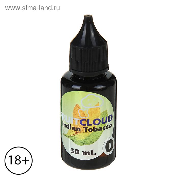 Жидкость для многоразовых ЭИ Fruit Cloud (New) Indian Tobacco, 0 мг, 30 мл - Фото 1